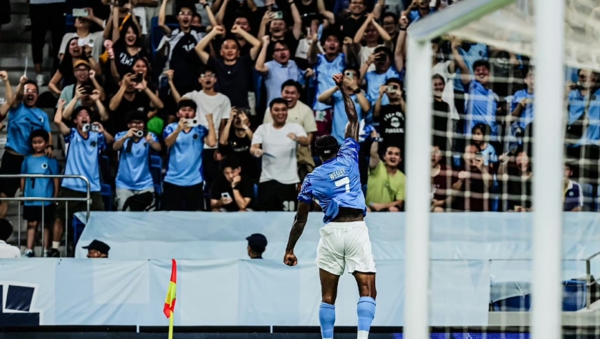 150秒看深圳2-0梅州：韦斯利梅开二度，梅州进球被吹