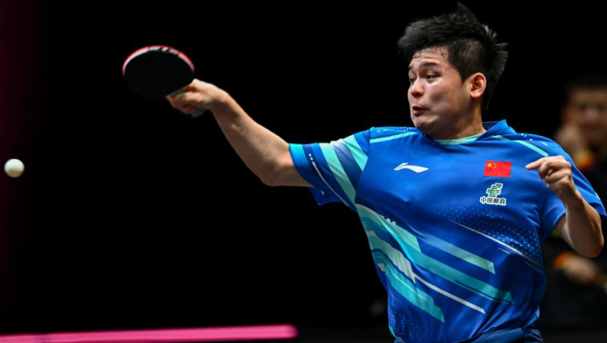 准备很充分！林诗栋vs张禹珍首局全程：强势对攻明显压制对手