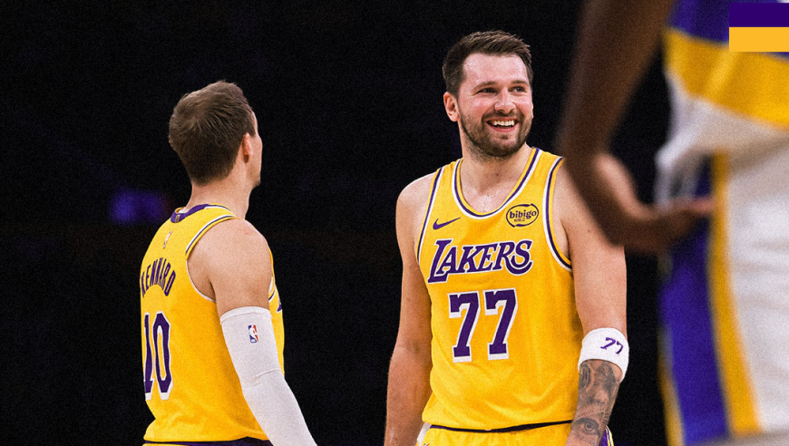 无詹胜率超有詹，东契奇44+9+5连创第一！湖人2换1捡漏神射更该夸