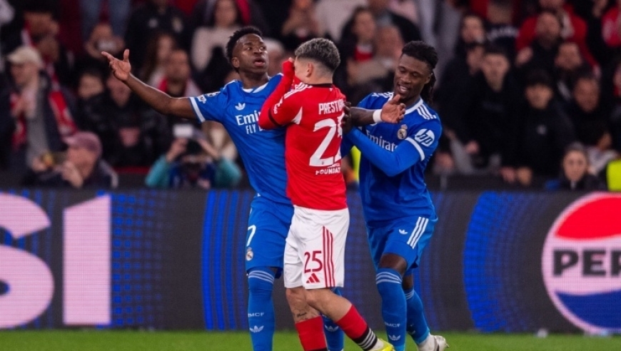 曝普雷斯蒂安尼已承认喊维尼修斯猴子！本菲卡严正辟谣：从未说过