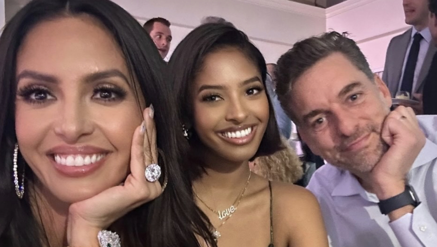 你是我的骄傲！保罗-加索尔晒合影为科比大女儿娜塔莉娅庆生