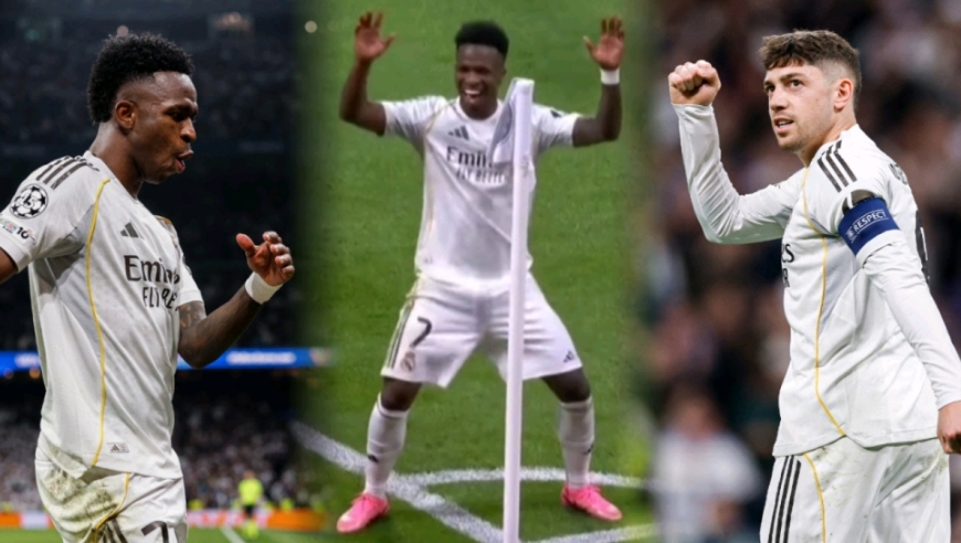 咆哮版解说皇马进欧冠16强：维尼修斯制胜又跳舞，巴尔韦德两送妙传