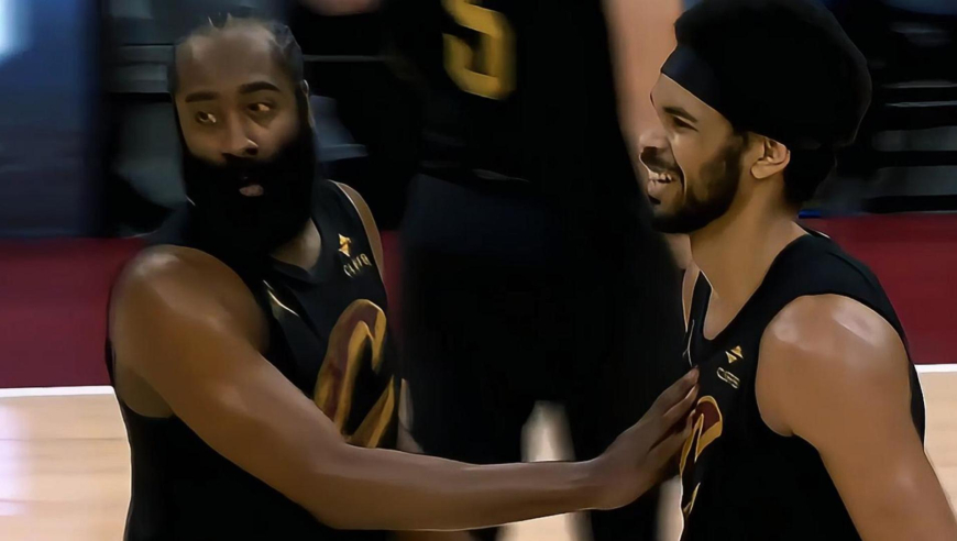 最大受益人！骑士阿伦vs篮网15分10篮板集锦：接哈登空接乐开花