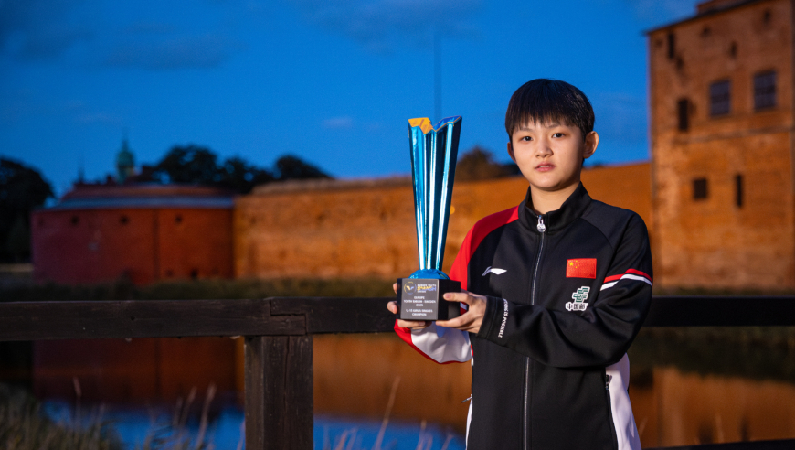 恭喜！中国女乒又一13岁小魔王崛起：新版孙颖莎又萌又能打