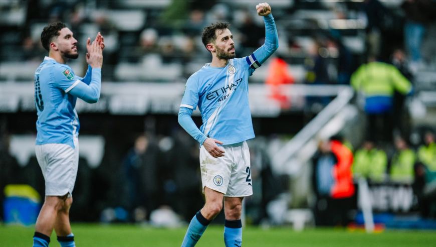 曼城2-0纽卡全场集锦：塞门约连场破门 谢尔基补时建功