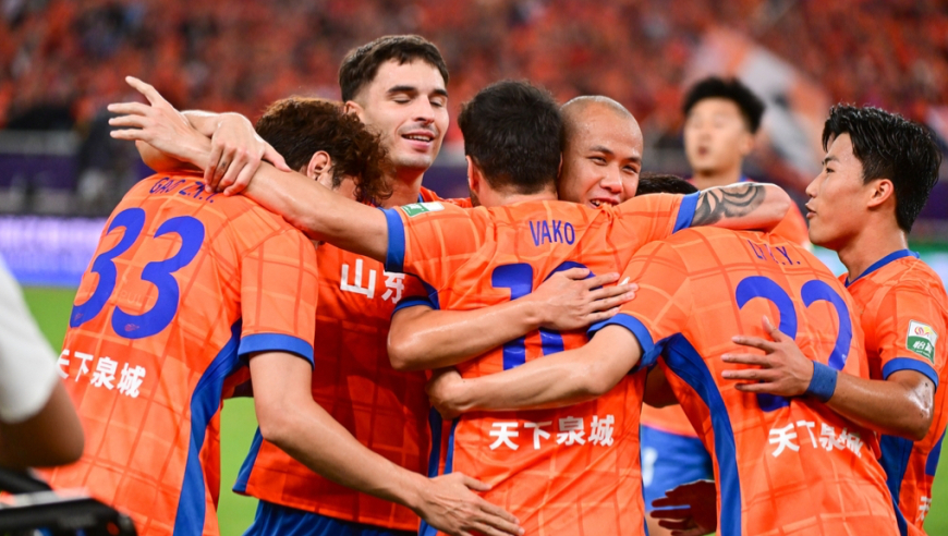 中超焦点战：泰山6-0复仇国安 卡扎4球1助 马德鲁加梅开二度