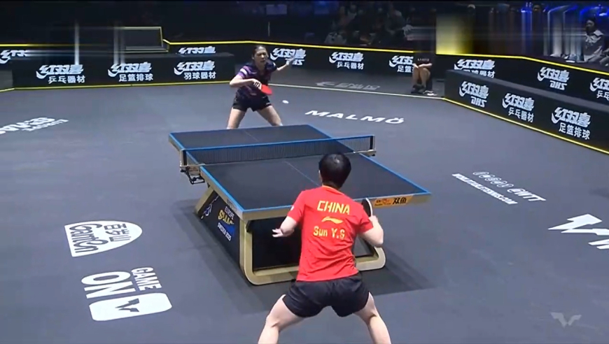 女单半决赛！孙颖莎vs陈熠，决胜时刻狂轰神仙球绝杀，全场沸腾
