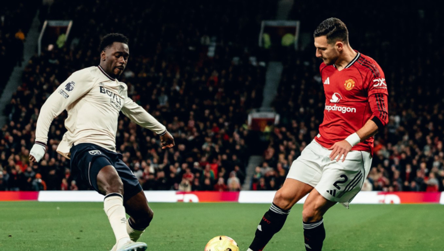 英超：曼联1-1西汉姆联无缘两连胜 达洛特破球荒 马加萨扳平