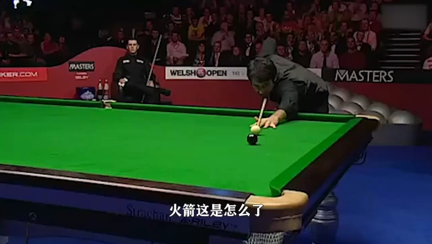 体坛记忆｜ 塞尔比袋口红球长考150秒！奥沙利文被激怒，打进黑球扔杆离场