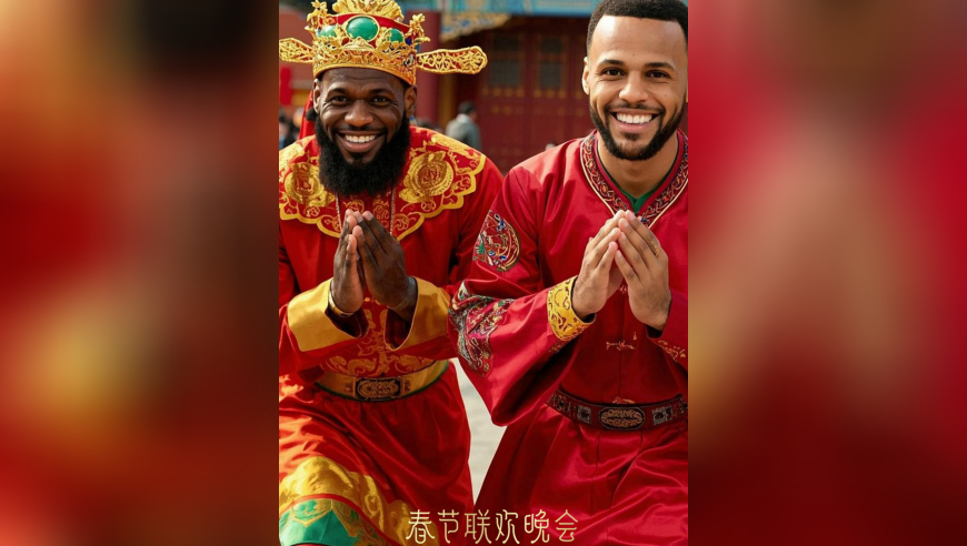 【AI搞笑NBA】NBA春晚来了~看看都有谁出场表演了？
