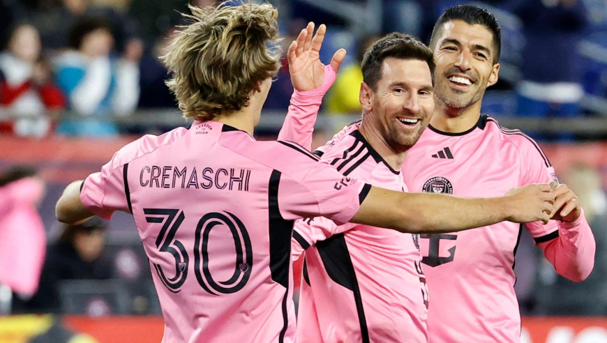 集锦|梅西一条龙破门+写意长传助攻，迈阿密防线连续犯错被绝平