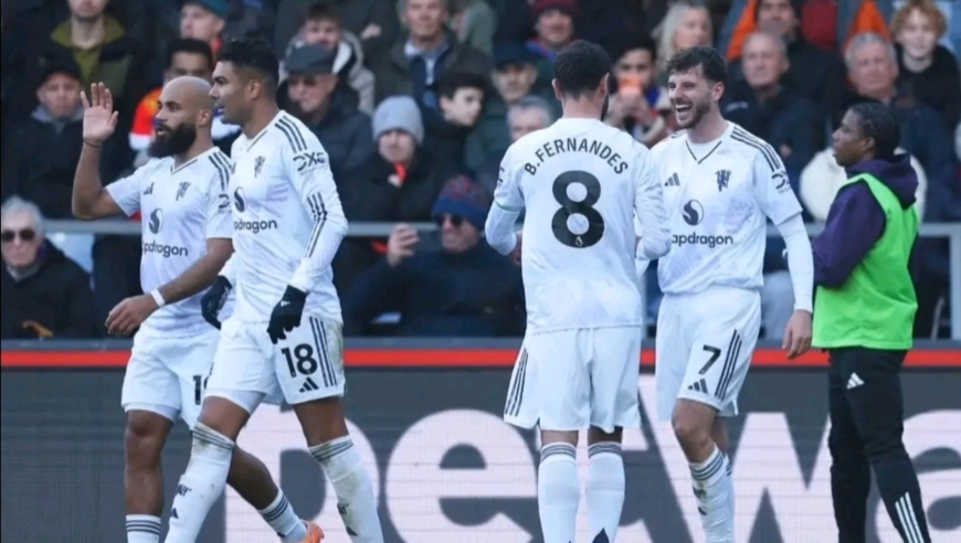 紧张到窒息！慢镜还原曼联连进两球逆转水晶宫，全队沸腾庆祝