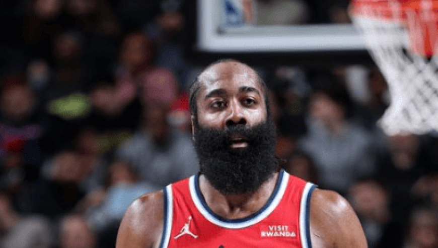 NBA官方预热哈登里程碑：距离NBA历史得分榜第九位只差15分