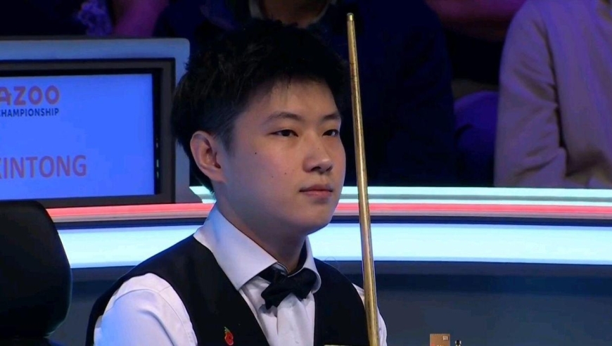 冠中冠：赵心童连丢六局惨败特鲁姆普无缘决赛，准神自称只发挥了一成实力