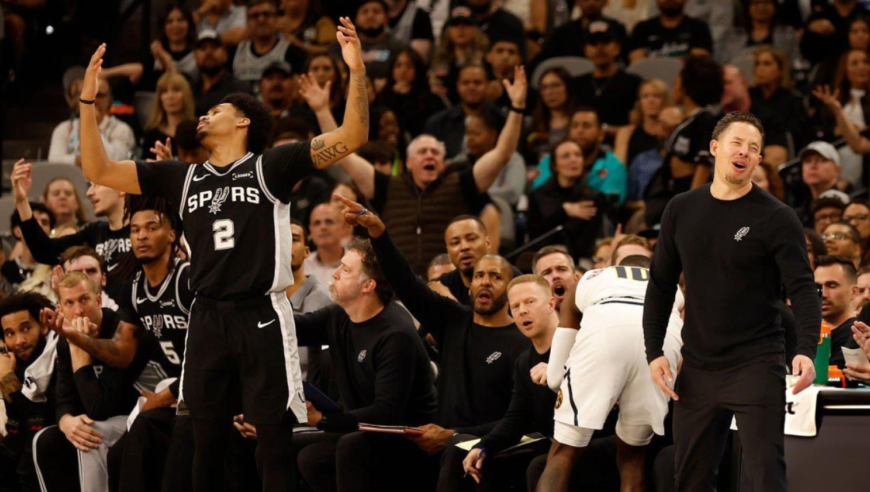 掘金马刺决胜时刻：穆雷独得6分率队取胜 马刺连丢三分遭20分逆转