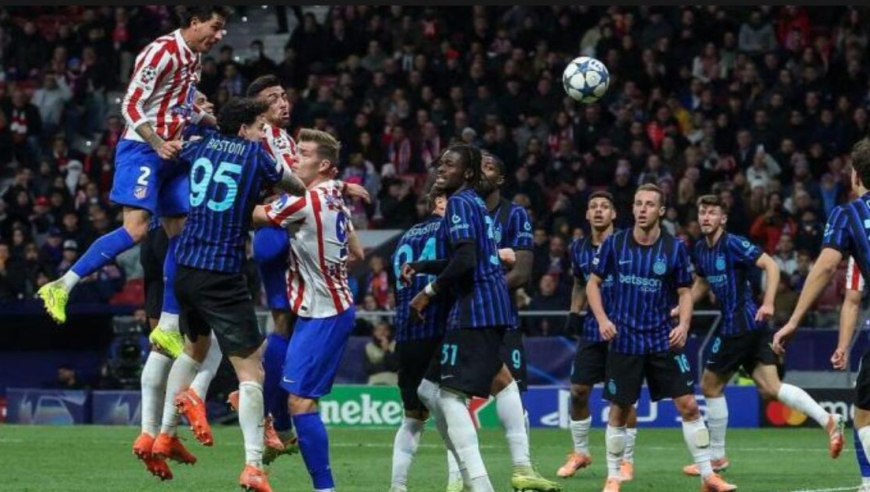 欧冠-4连胜终结！国米1-2不敌马竞，吉梅内斯补时绝杀，阿尔瓦雷斯破门