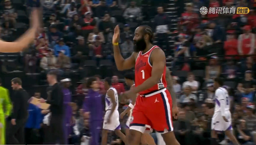 超强双子星！哈登小卡开局发力打出16-0攻击波 大胡子5分钟9分
