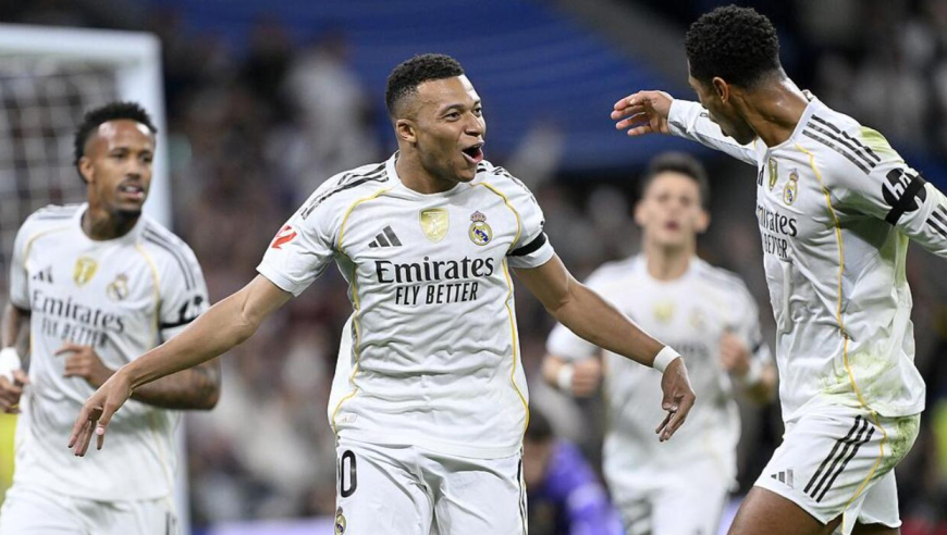 西甲-四连胜！皇马4-0瓦伦暂7分领跑，姆巴佩双响，贝林厄姆破门，卡雷拉斯世界波