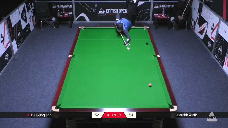 争黑球教科书！贺国强4-0晋级英公开赛下轮，首局绝杀成转折点