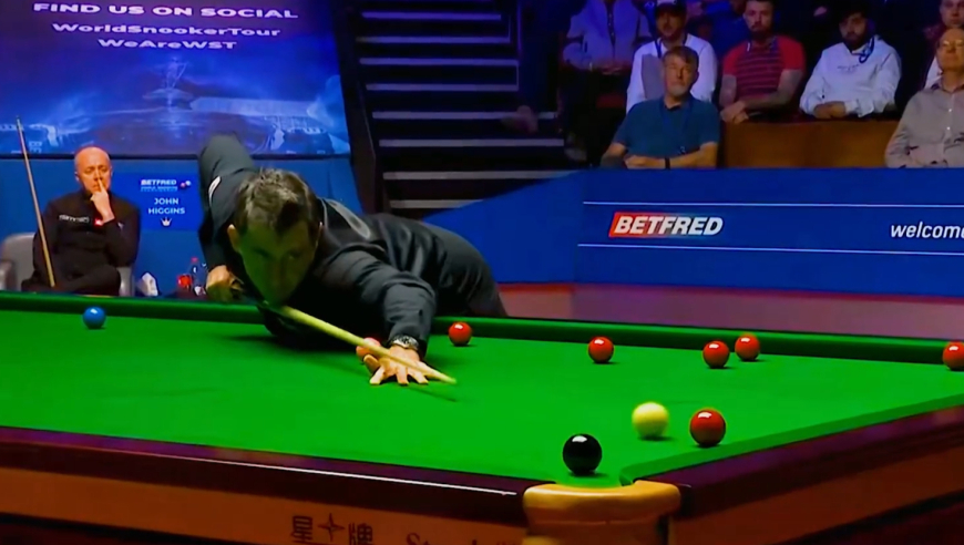 体坛记忆｜斯诺克九阴真经！奥沙利文这局清台，希金斯看的心都碎了