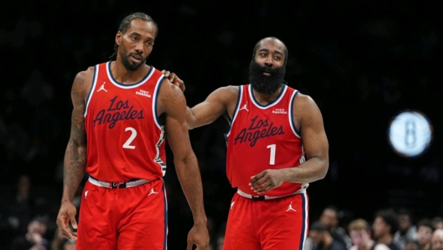 快船擒爵士全场集锦 小卡连续25场20+ 哈登16+10