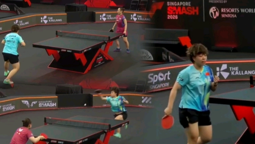 纯享王艺迪逆转伊藤美诚！大迪飞身杀球金发乱舞，轰10-1看得过瘾