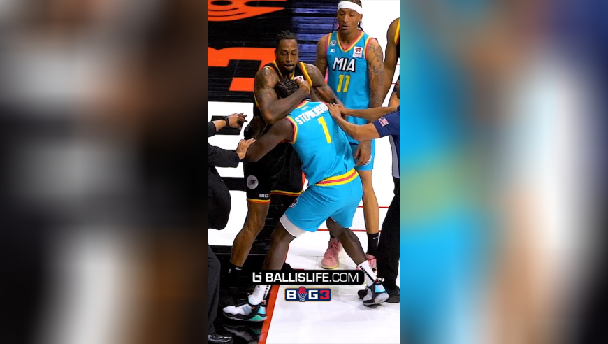 真男人大战！霍华德和史蒂芬森在BIG3联赛大打出手