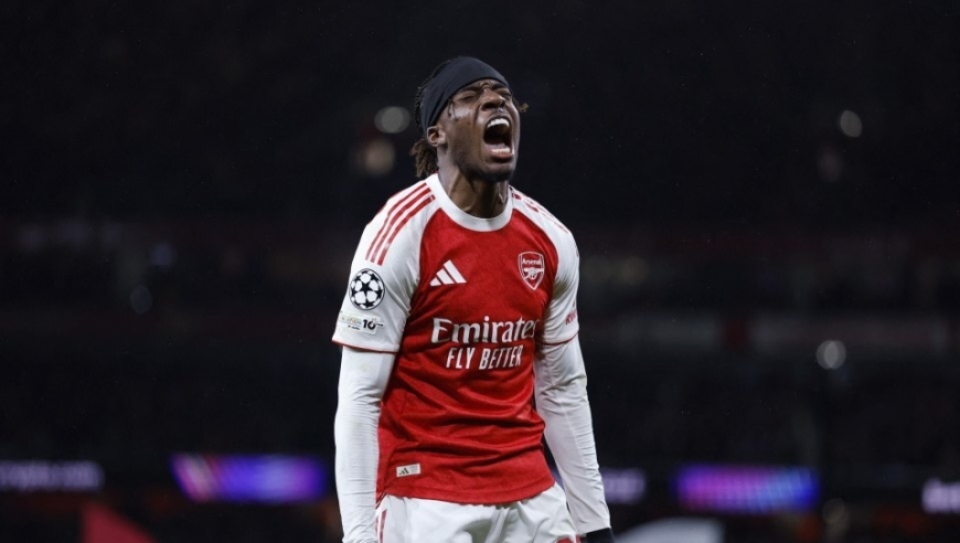 欧冠：阿森纳3-0！6战全胜居首，马杜埃凯双响，马丁内利5连击