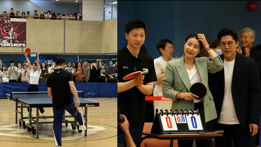 霍家接待马龙，郭晶晶直接上场对打，全场瞬间沸腾！