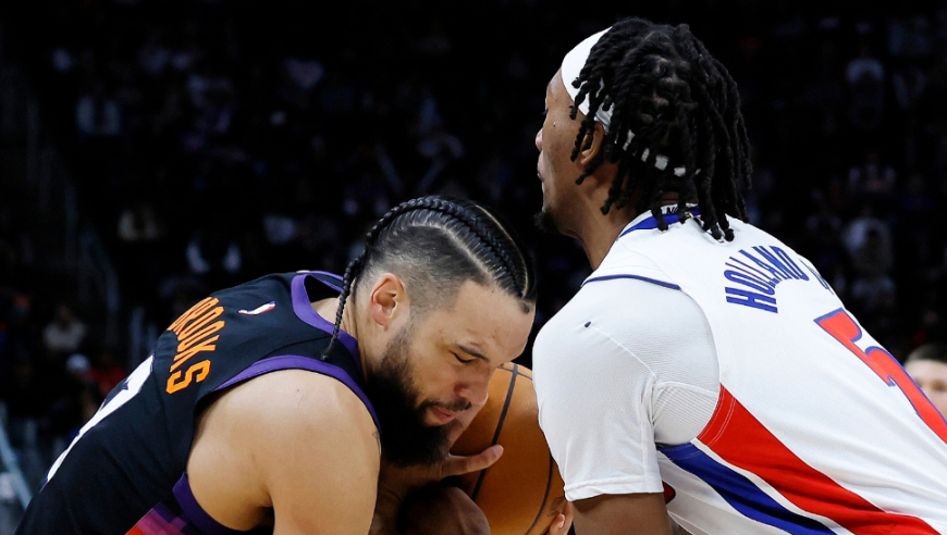 太阳vs活塞4次技犯+冲突全过程：斯图尔特肘击+狄龙故意打脸