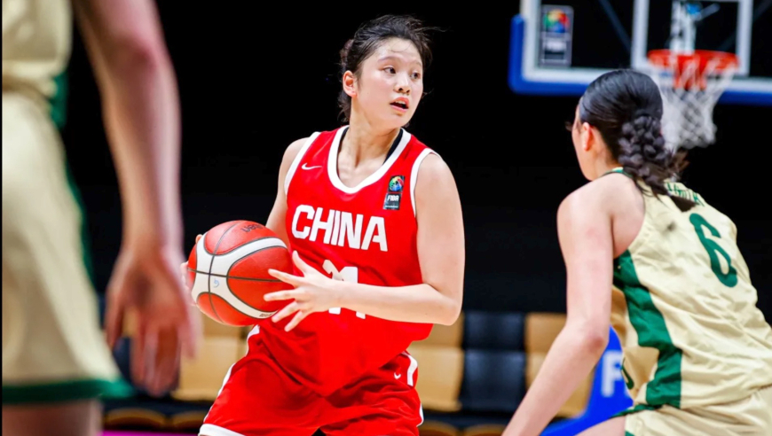 女库里！李沅珊战澳大利亚12+5集锦 秀45度打板三分
