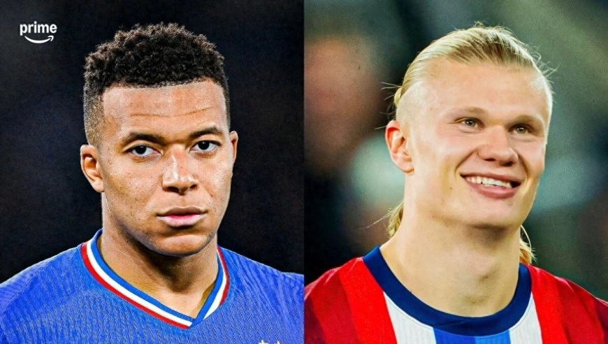 新双骄国家队进球数：哈兰德55球追平姆巴佩 所需场次仅一半