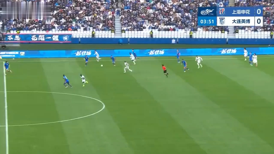 踢疯了！还原申花英博极致8球疯狂对轰，上海申花5-3大连英博