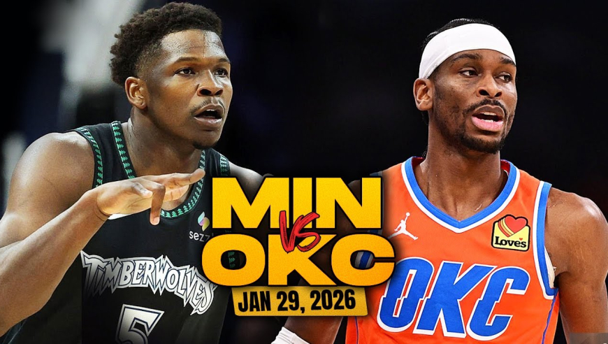 森林狼22记三分力克雷霆！爱德华兹26+5+5 亚历山大30+6+8