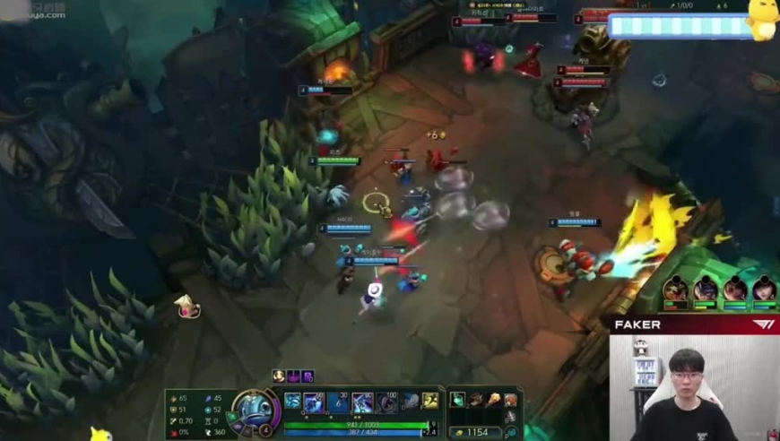 Faker也玩海克斯大乱斗？两边发现是faker直接引起轰动！