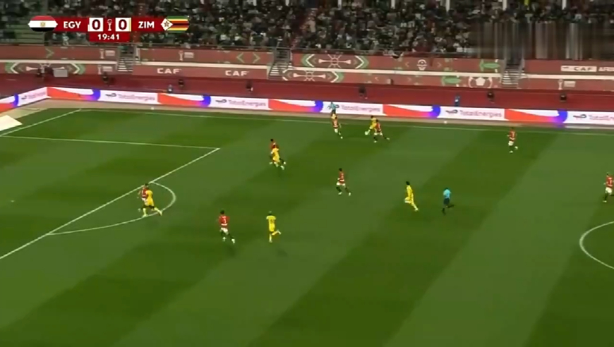 太刺激！慢镜还原萨拉赫第91分钟逆天绝杀，埃及2-1逆转津巴布韦