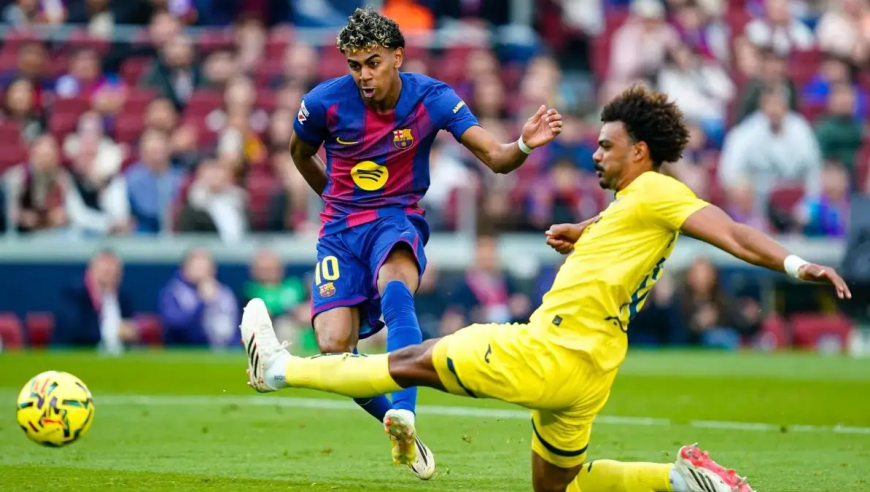 小孩哥杀疯了！亚马尔生涯首度&ldquo;戴帽&rdquo; 连过数人+兜射破门十分惊艳