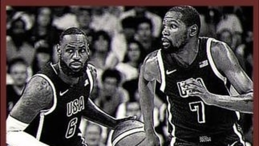 詹杜库合体的梦幻开局！ 杜兰特无解发挥！美国男篮大胜塞尔维亚男篮｜体坛记忆