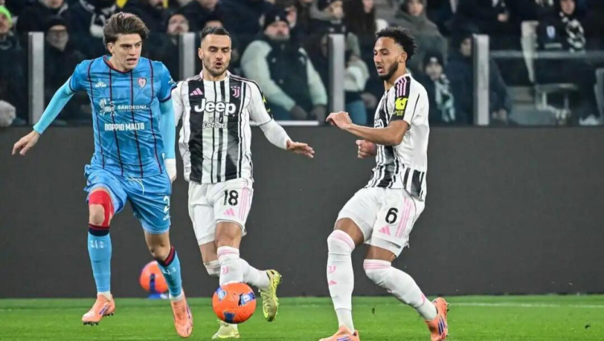 意甲-尤文图斯2-1逆转卡利亚里，伊尔迪兹双响，弗拉霍维奇伤退