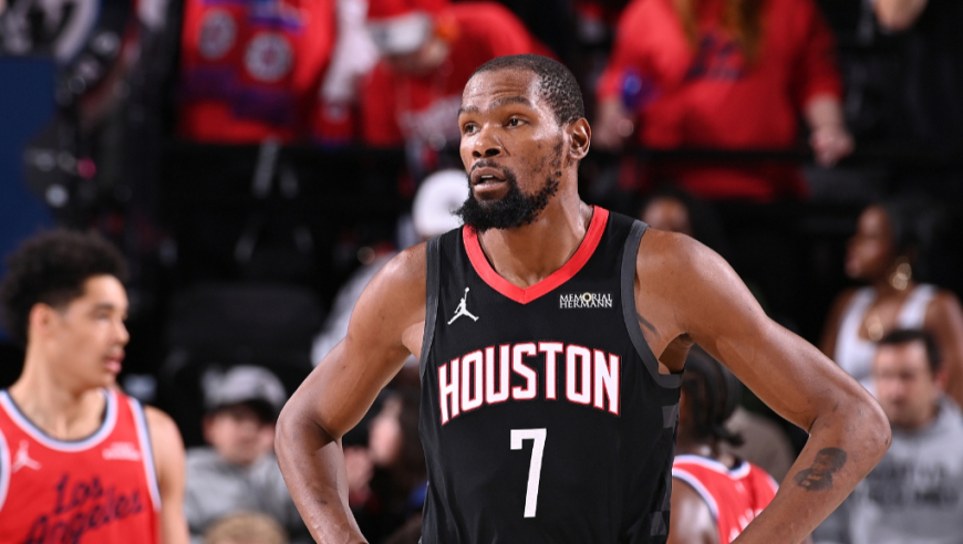 杜兰特vs快船22分全过程：15投8中保质保量难阻火箭三节崩盘