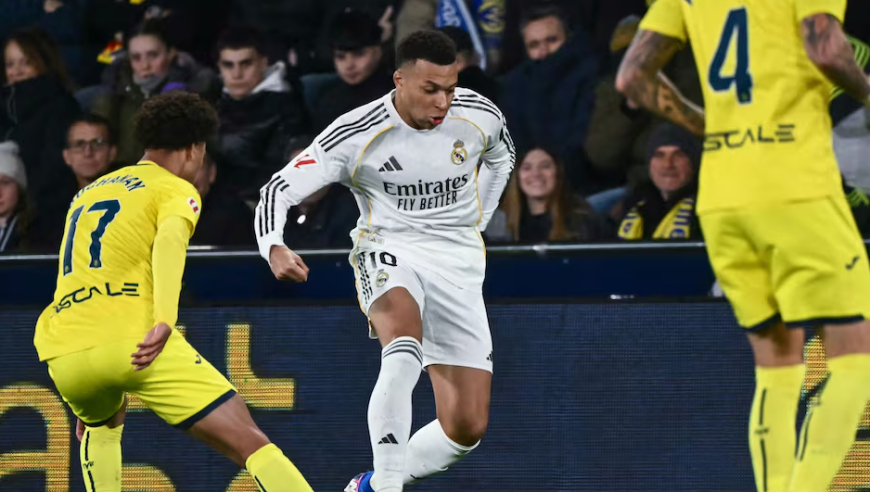 西甲：皇马2-0夺联赛5连胜超巴萨登顶 姆巴佩梅开二度