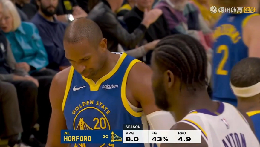 真没防守！霍福德超慢三威胁一步过掉东契奇上篮造成犯规 解说看笑了