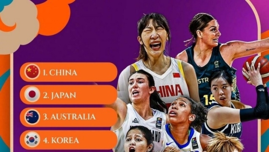 夺冠大热门！FIBA更新女篮亚洲杯实力榜：中国第1，日澳紧随其后