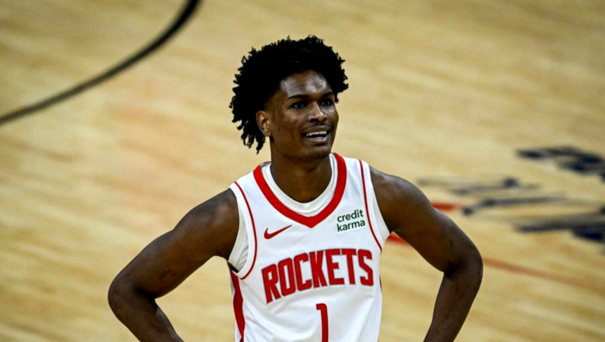 涨球了！火箭阿门汤普森vs凯尔特人17分8助攻：能攻能传能空切