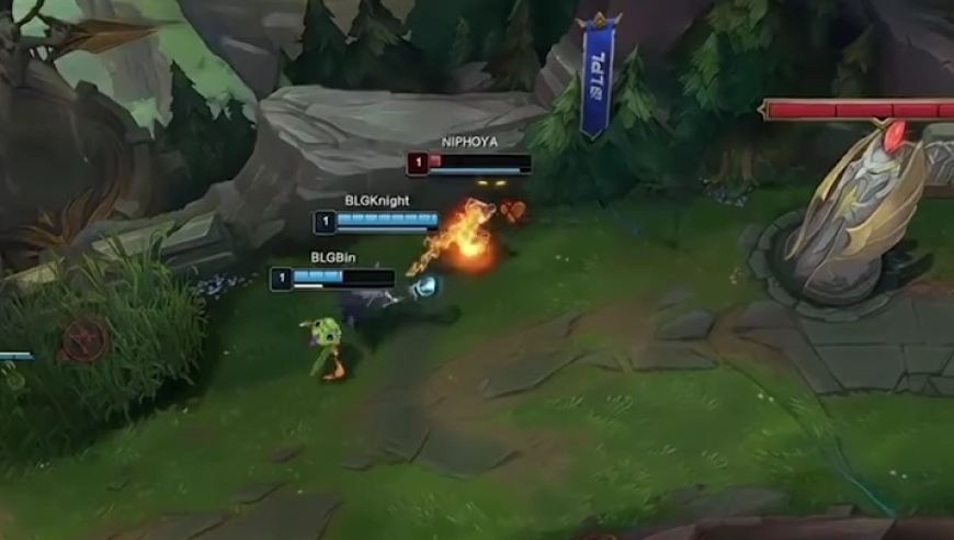 BLG战胜NIP！ BLG晋级胜者组将对战WBG！比赛不如Bin展示肌肉精彩！Knight妖姬降维打击！