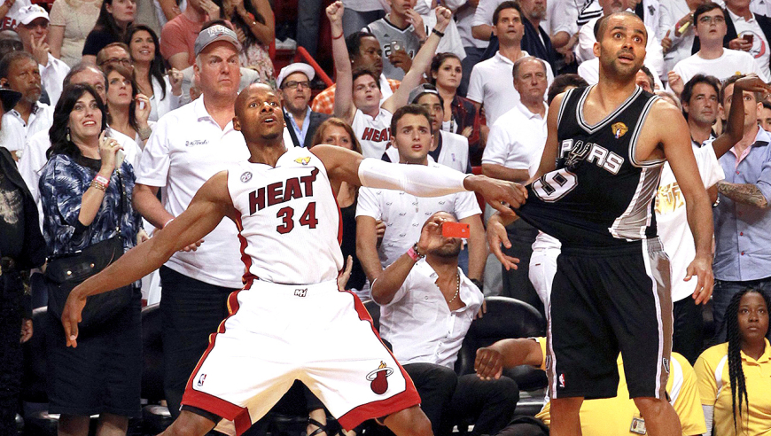 最紧张窒息的总决赛？回顾13年G6生死时刻 雷阿伦极限三分绝平