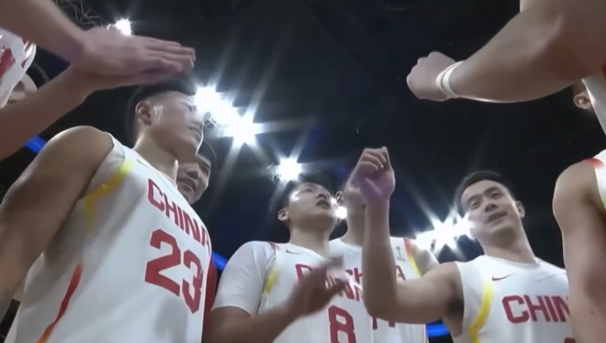 赵继伟超远三分帮助中国队逆转中国台北男篮
