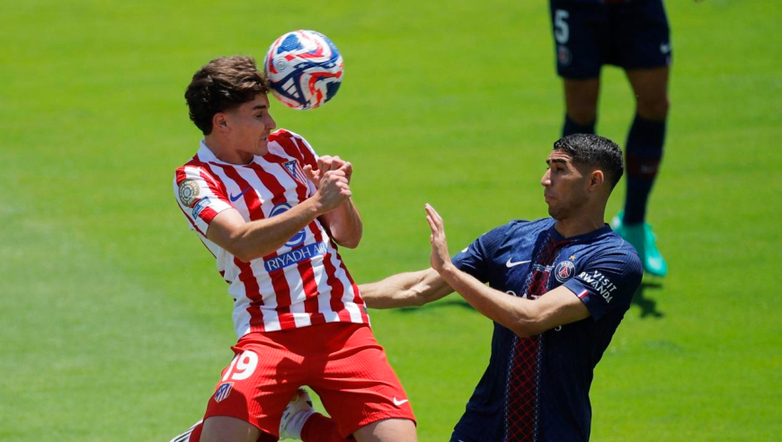 世俱杯|巴黎4-0马竞：李刚仁破门 小蜘蛛进球被吹朗格莱染红
