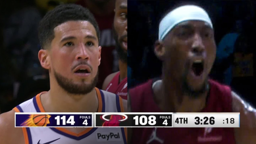 太阳热火决胜时刻：鲍威尔连续发威导演逆转 狄龙致命进攻犯规葬送胜利