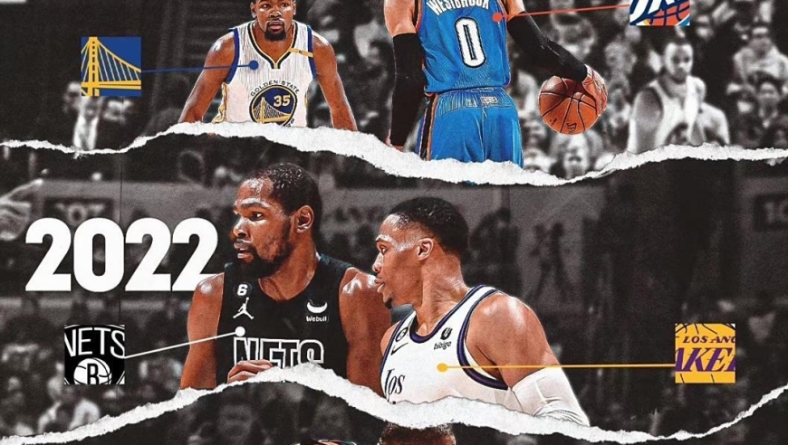 针锋相对！雷霆双少的19次交锋，威少426分166板164助，KD呢？